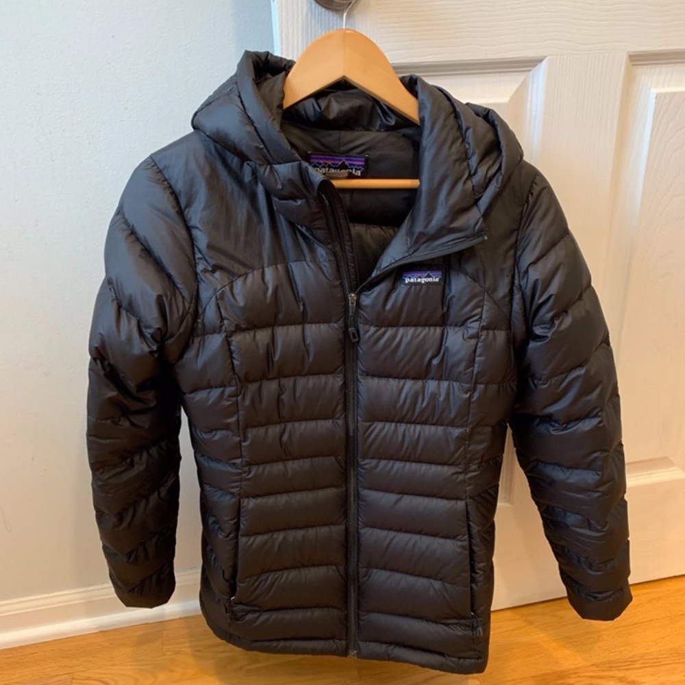 Patagonia Hi-Loft Hooded Down Sweater Size Small